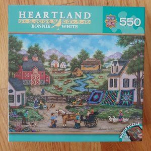 Heartland Bonnie White Jigsaw Puzzle 550 Pieces